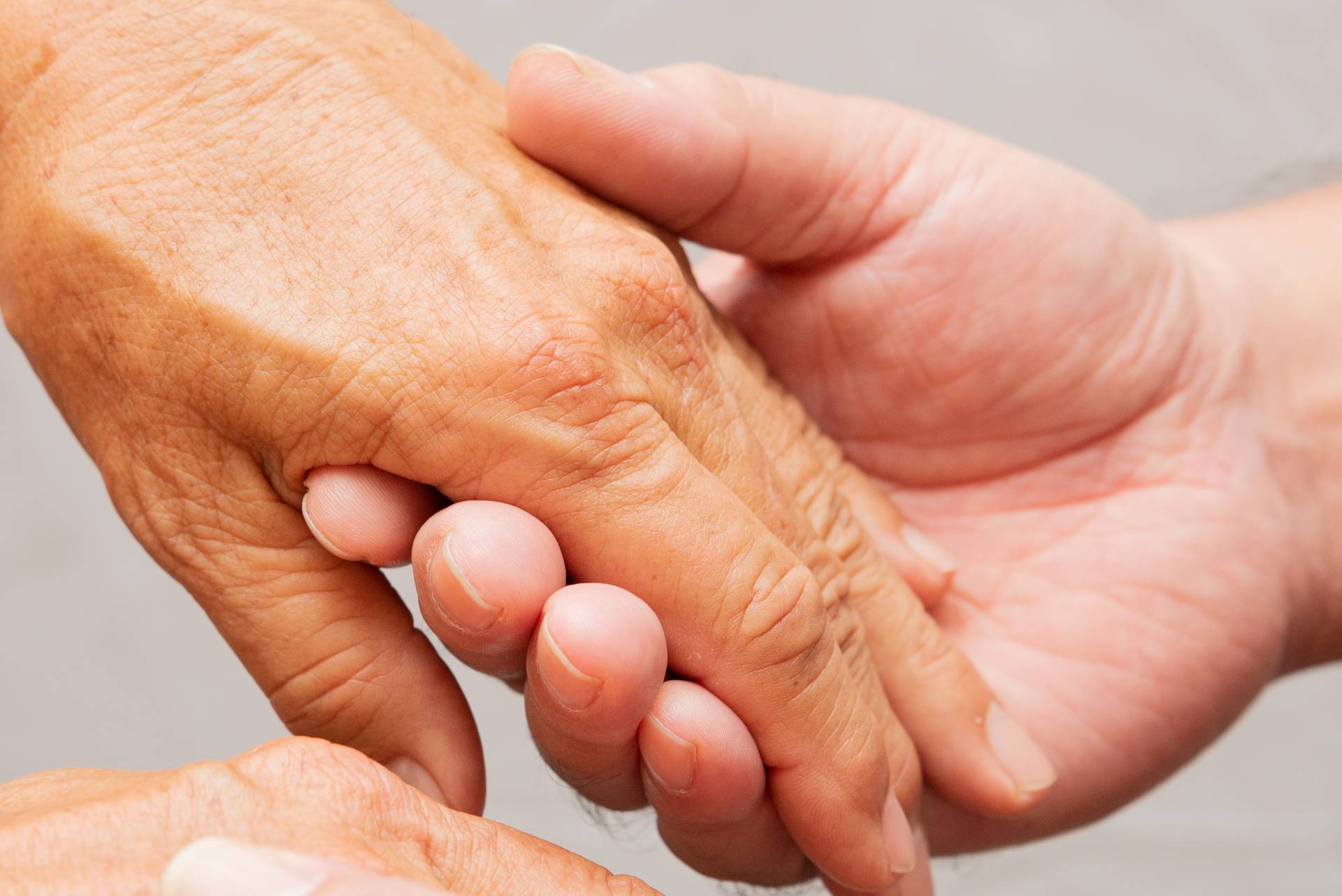 palliative care; caring hands