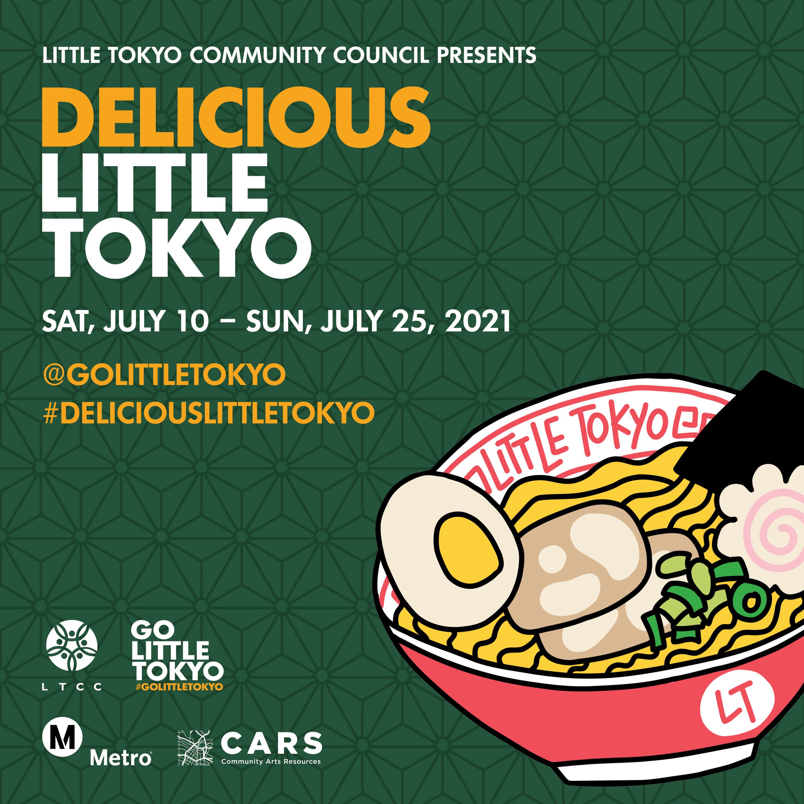 Celebrate Delicious Little Tokyo from July 10 through 25! Keiro