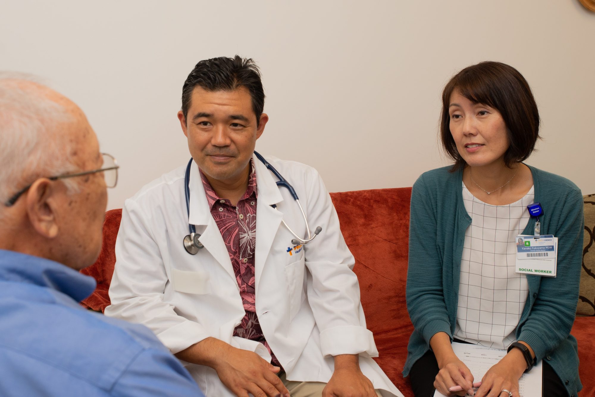 Dr. Yanami and Kanako from Iyashi Care Team